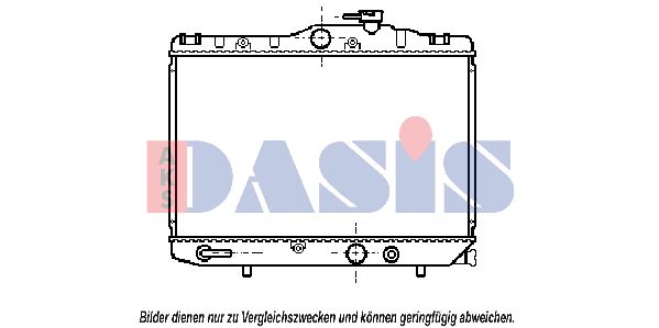 AKS DASIS Радиатор, охлаждение двигателя 213220N